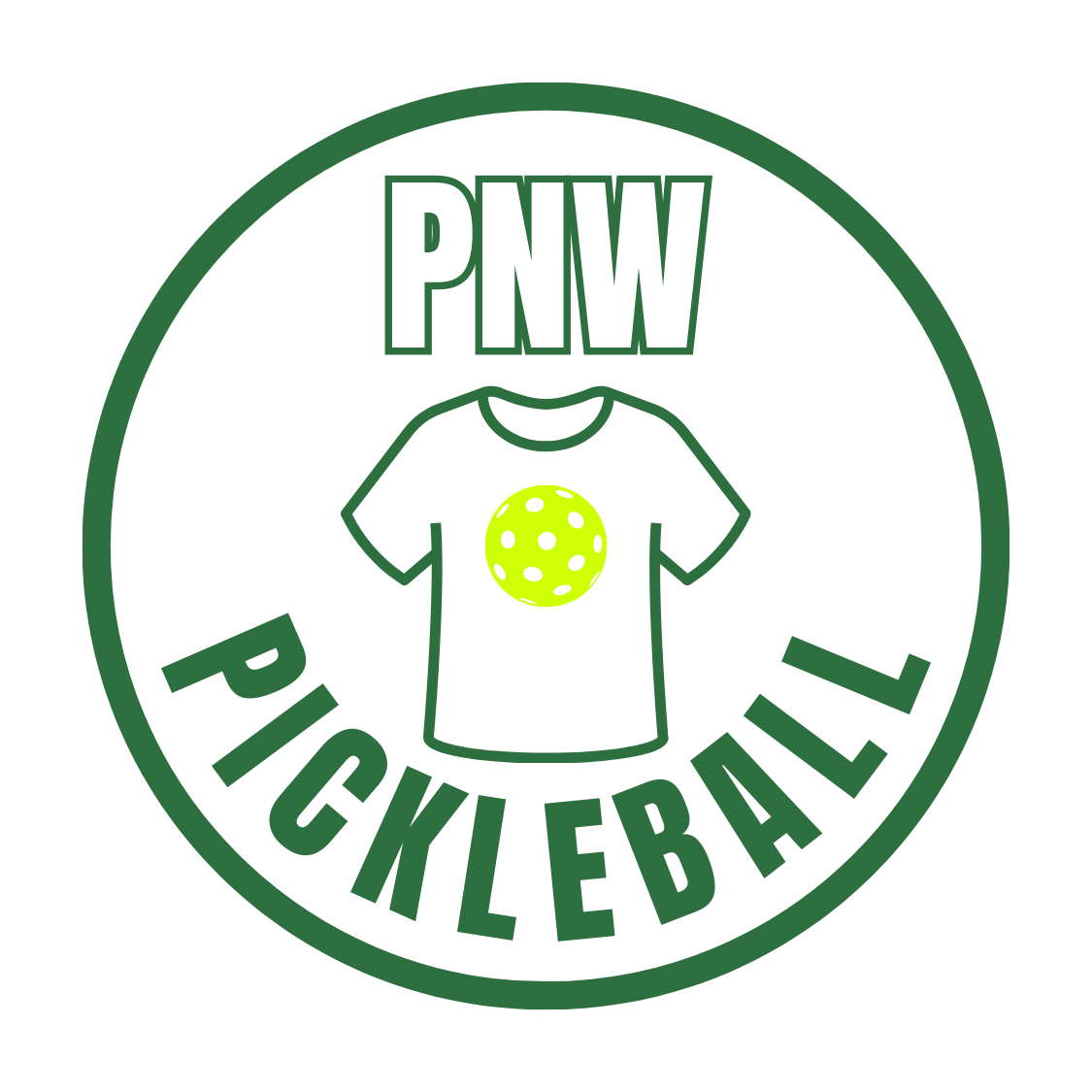 PNW Pickleball shirts and accessories